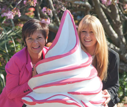 Frances and Tracey